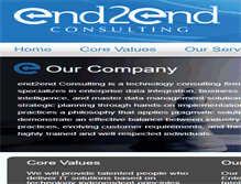 Tablet Screenshot of end2endconsulting.com